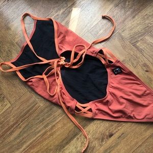 Pink “Tully 2” Tie-back One-Piece ✨